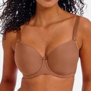 Freya AA1050CIN Idol Underwire Moulded Balcony Bra Brown Cinnamon